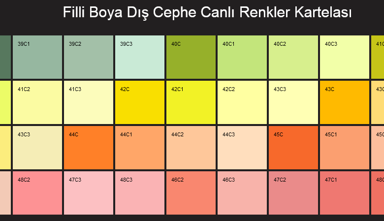 En Popüler Filli Boya Dış Cephe Boyaları