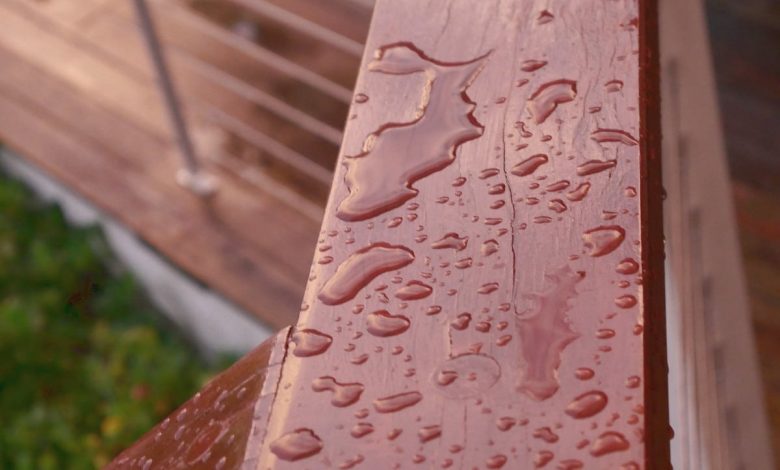 Madera protegida contra el agua